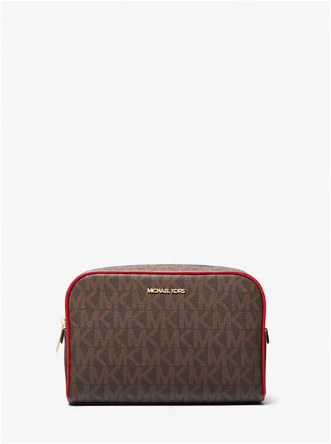 michael kors jet set travel portemonnaie|Jet Set Travel Large Signature Logo and Metallic  .